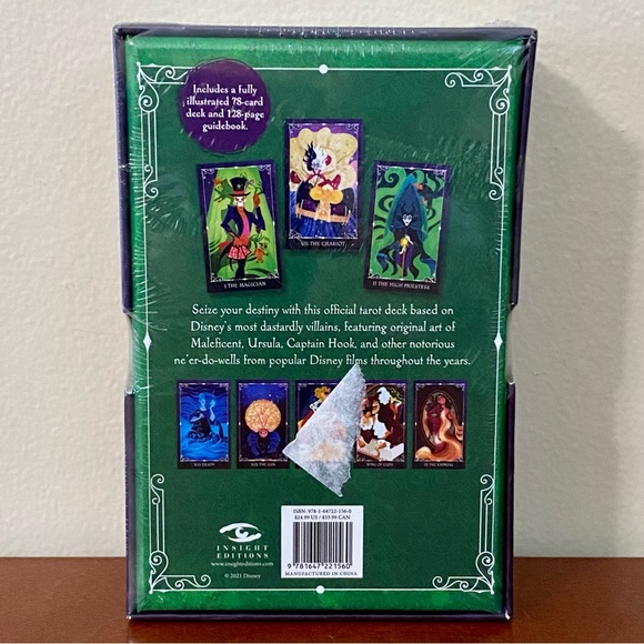 Disney Villains Tarot Cards and Guidebook Tarot Deck - Sealed! - Picture 2 of 3